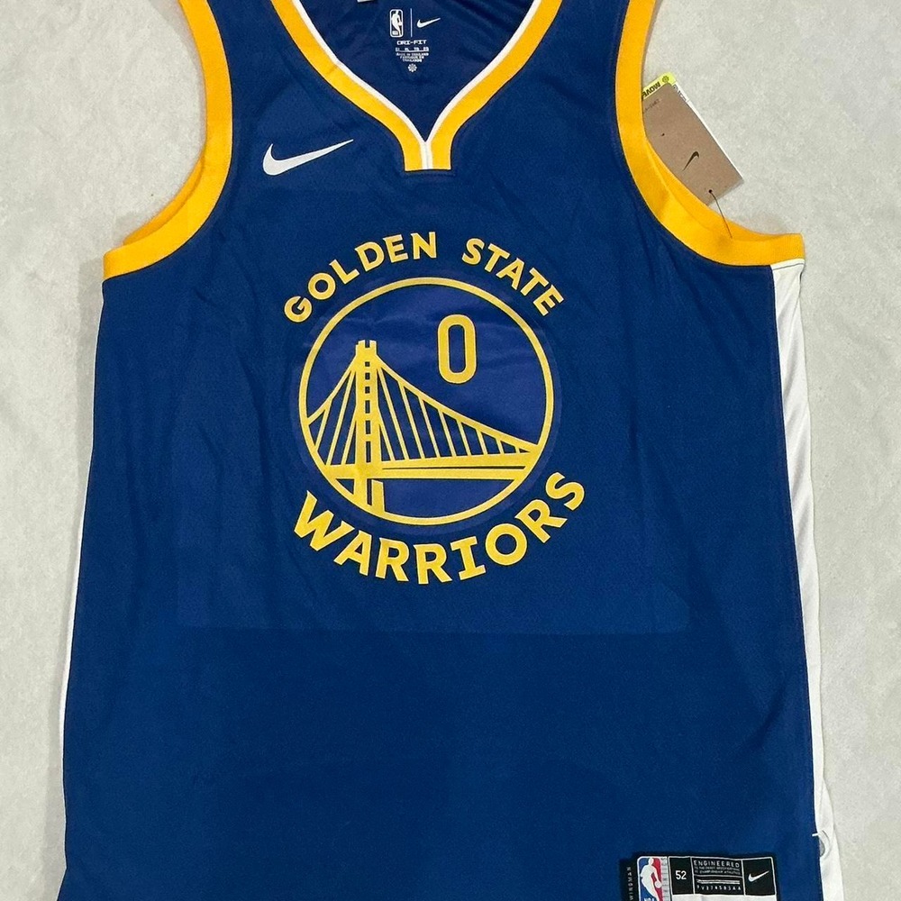 NWT Nike Golden State Warriors Gary Payton II Swingman 52 Jersey Size XL - Picture 2 of 8